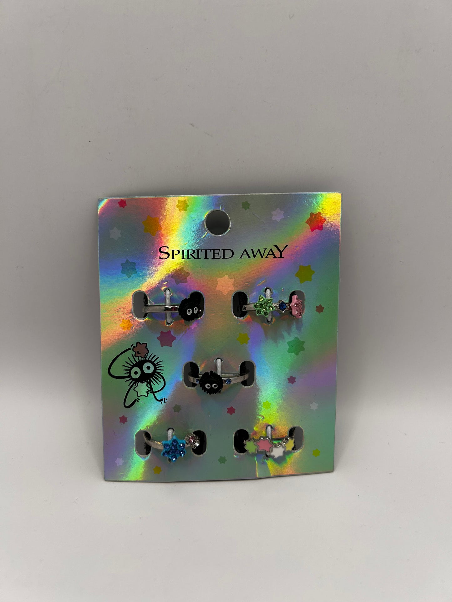 Set de Anillos "El Viaje de Chihiro" - Edición Susuwatari