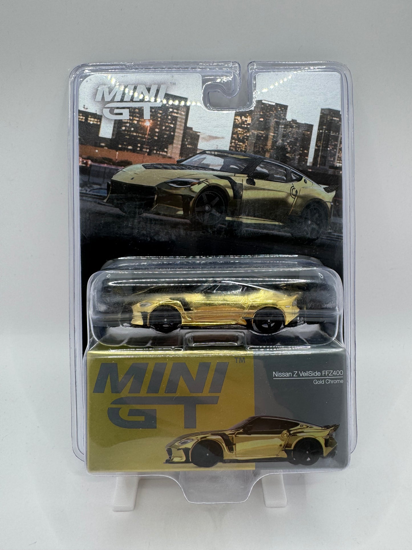 Mini GT: Nissan Z VeilSide FFZ400 - Gold Chrome