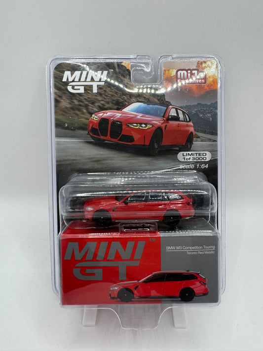 Mini GT: BMW M3 Competition Touring - Toronto Red Metallic