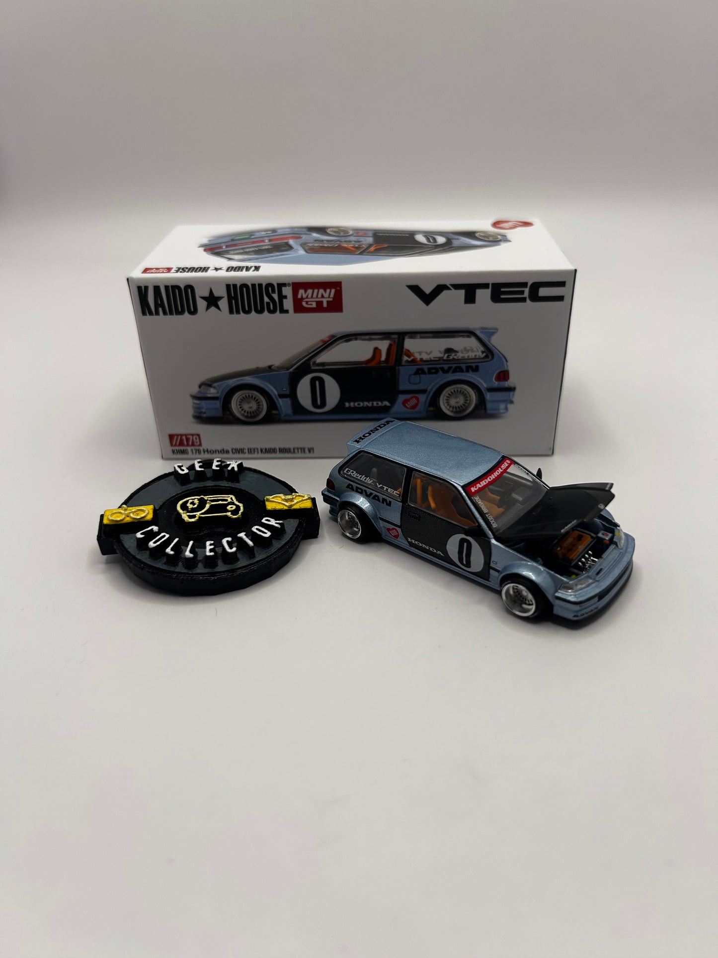 Kaido House x MINI GT: Honda Civic (EF) Kaido Roulette V1