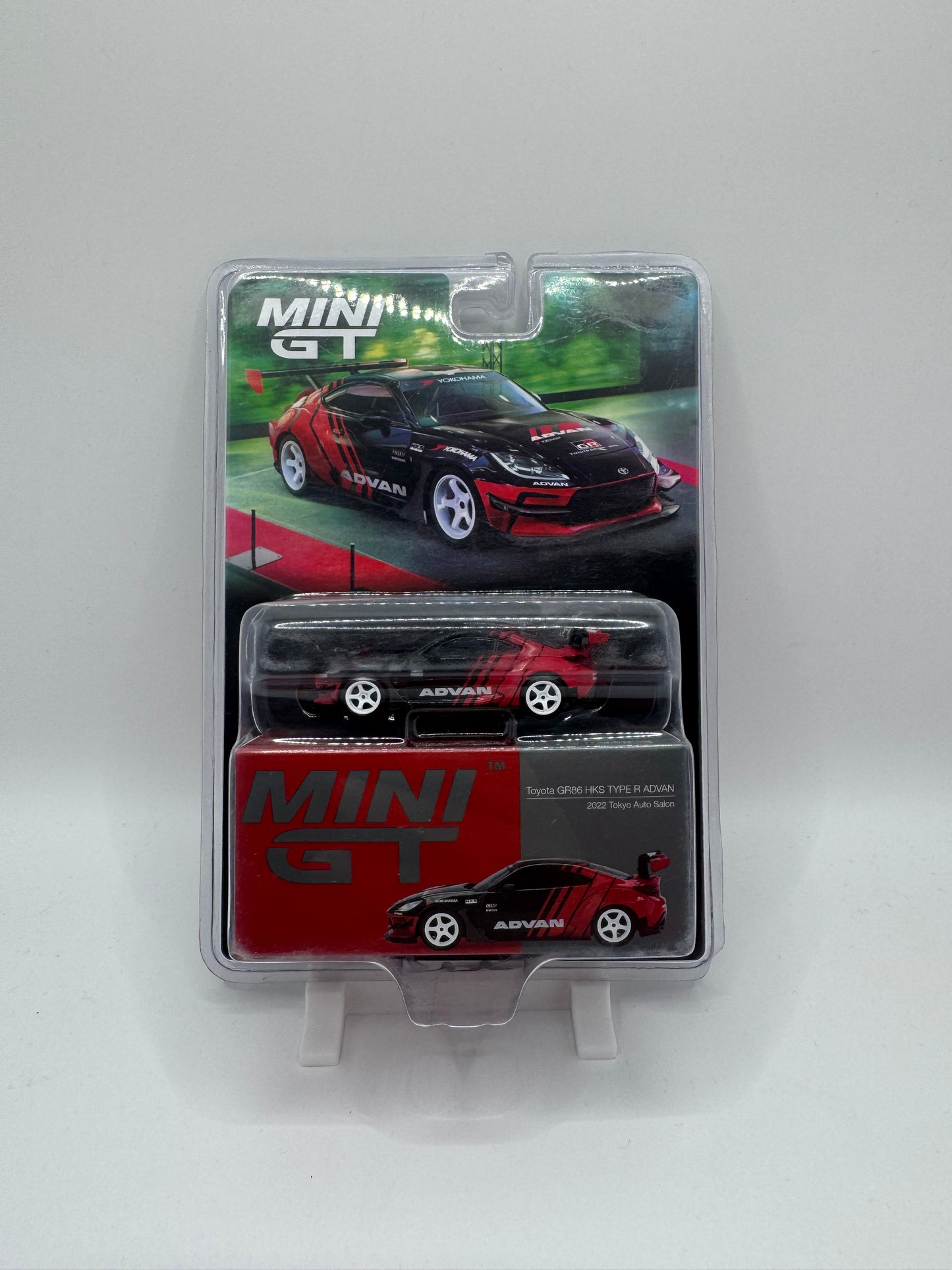 Mini GT: Toyota GR86 HKS TYPE R ADVAN - 2022 Tokyo Auto Salon