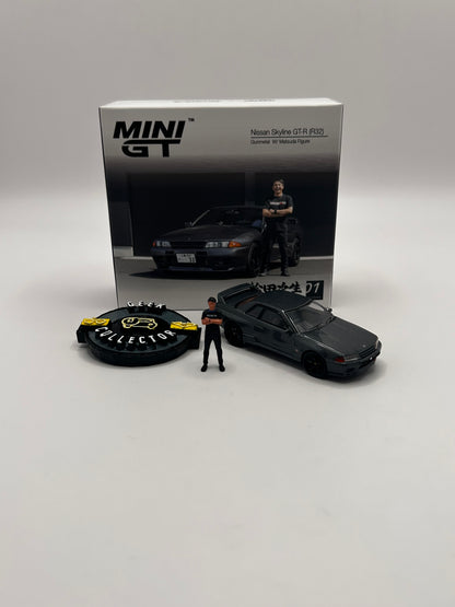 MINI GT: Nissan Skyline GT-R (R32) Gunmetal - Tsugio Matsuda Collection