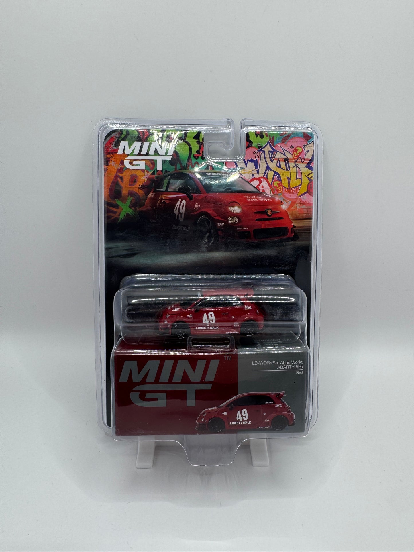 Mini GT: LB-WORKS x Abas Works Abarth 595 - Red