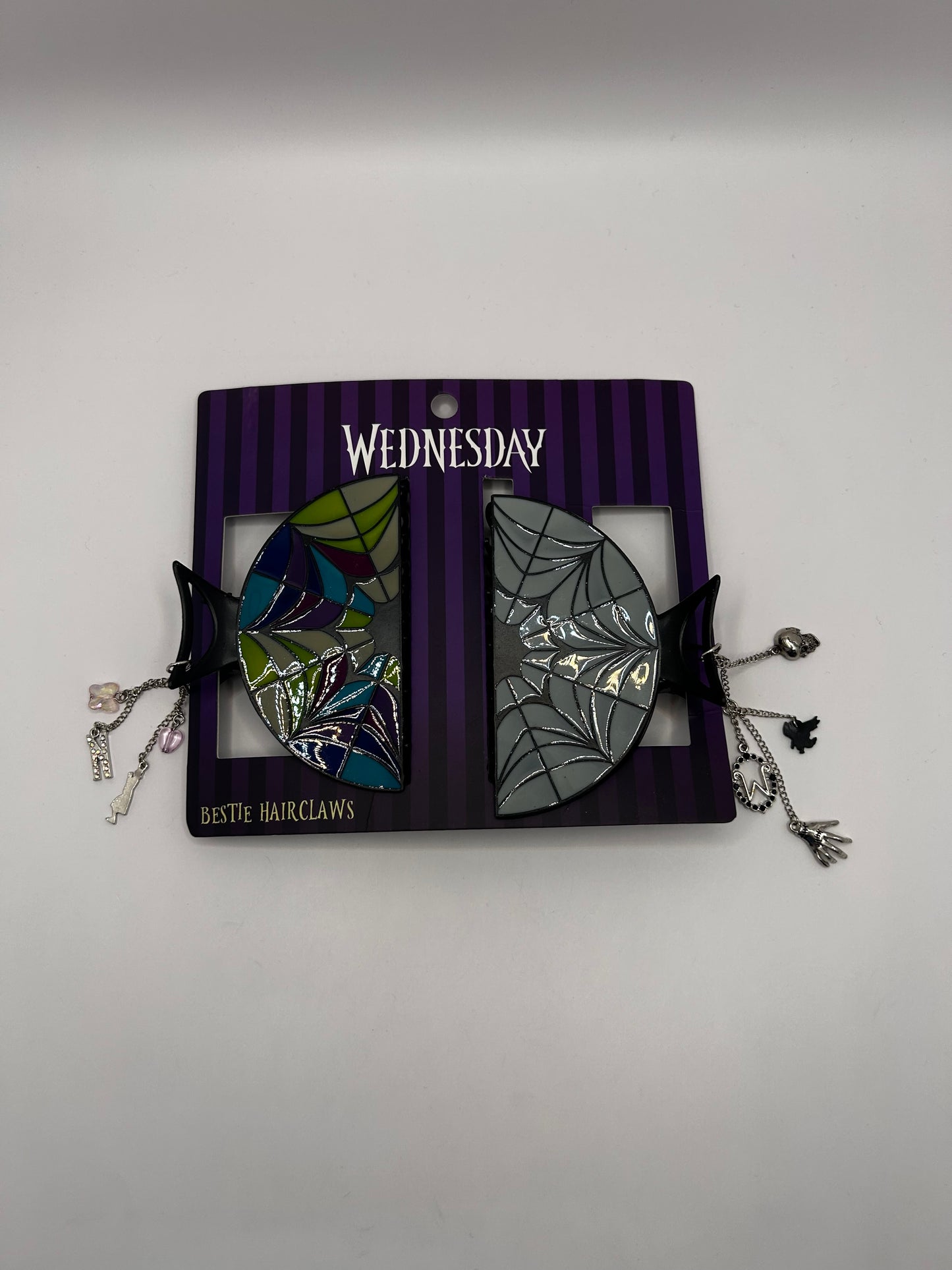 Set de Pinzas "Bestie Hairclaws": Colección Wednesday