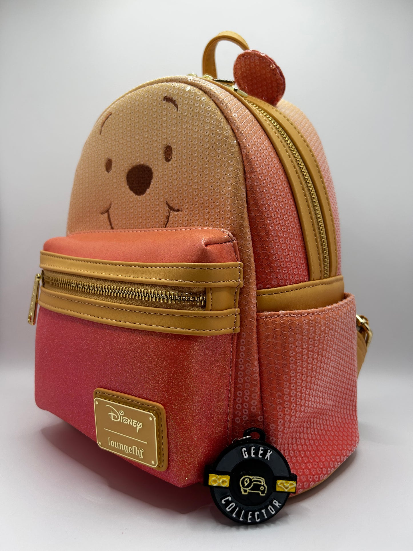 Mini Mochila Loungefly: Winnie the Pooh – Edición Especial Diamond / Brillos