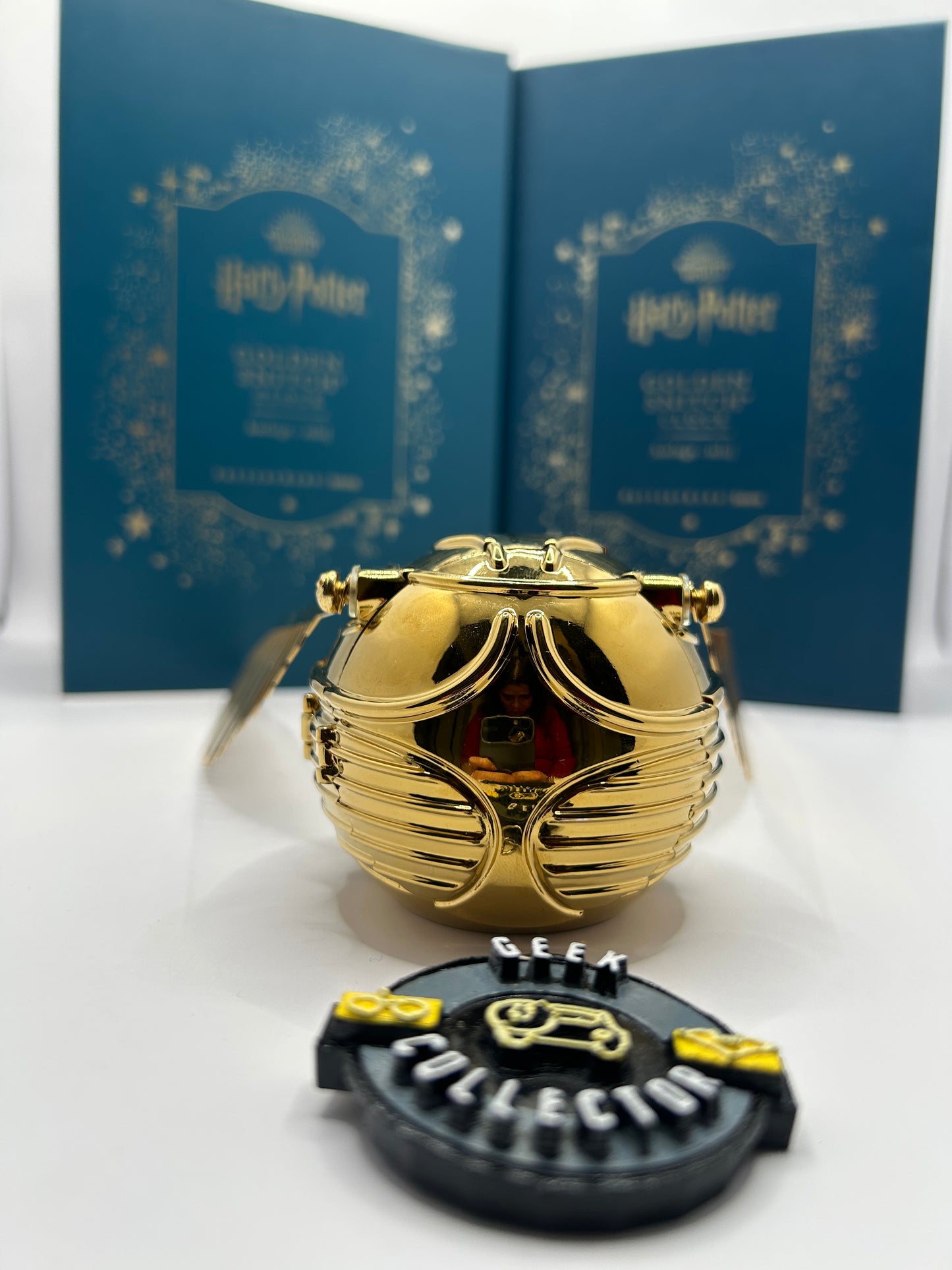Reloj de Escritorio Golden Snitch – Edición Coleccionista (Wizarding World)