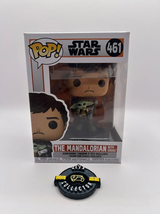 Funko Pop! Star Wars: The Mandalorian with Grogu #461