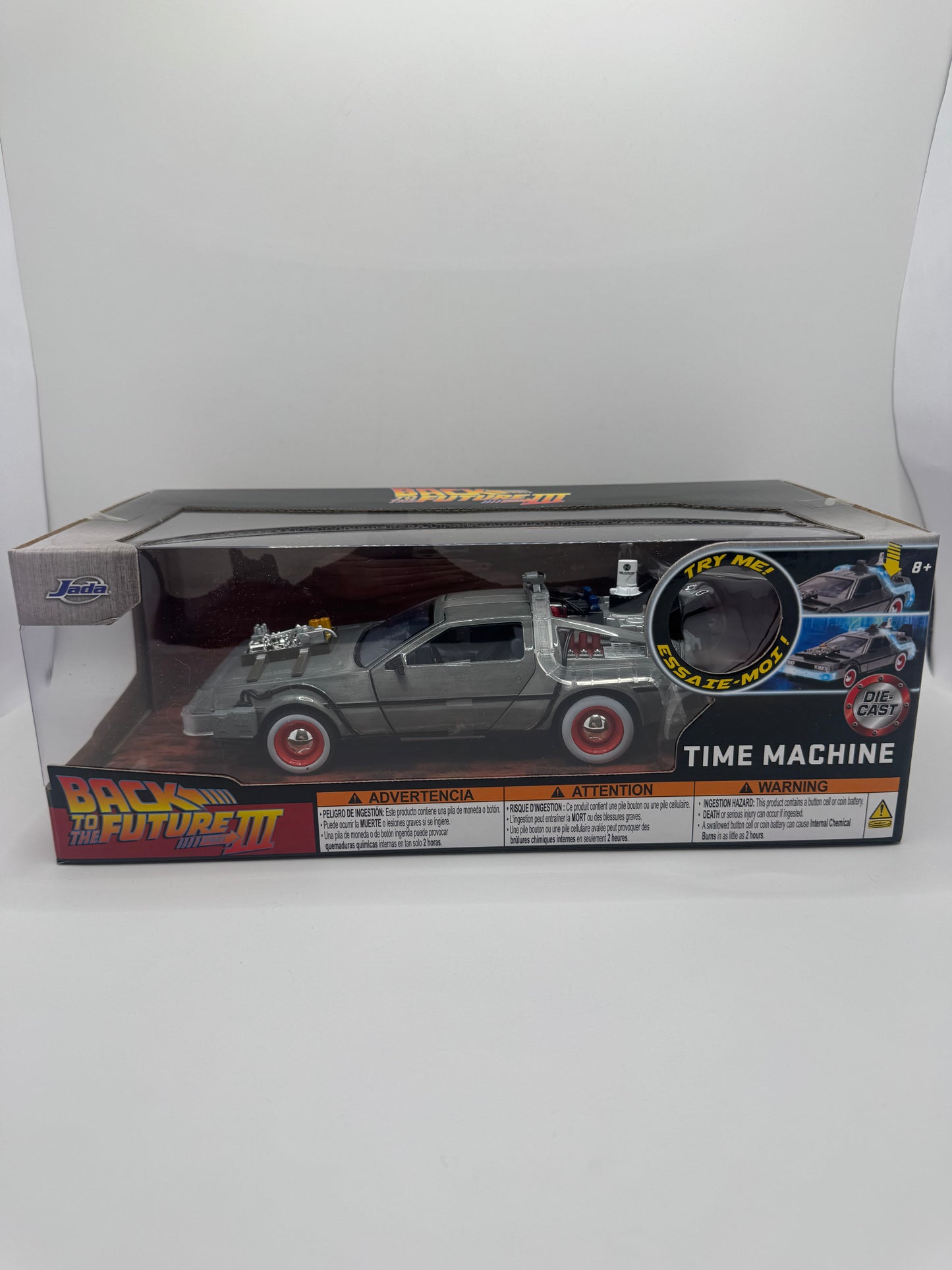 DeLorean Time Machine (Back to the Future III) 1:24