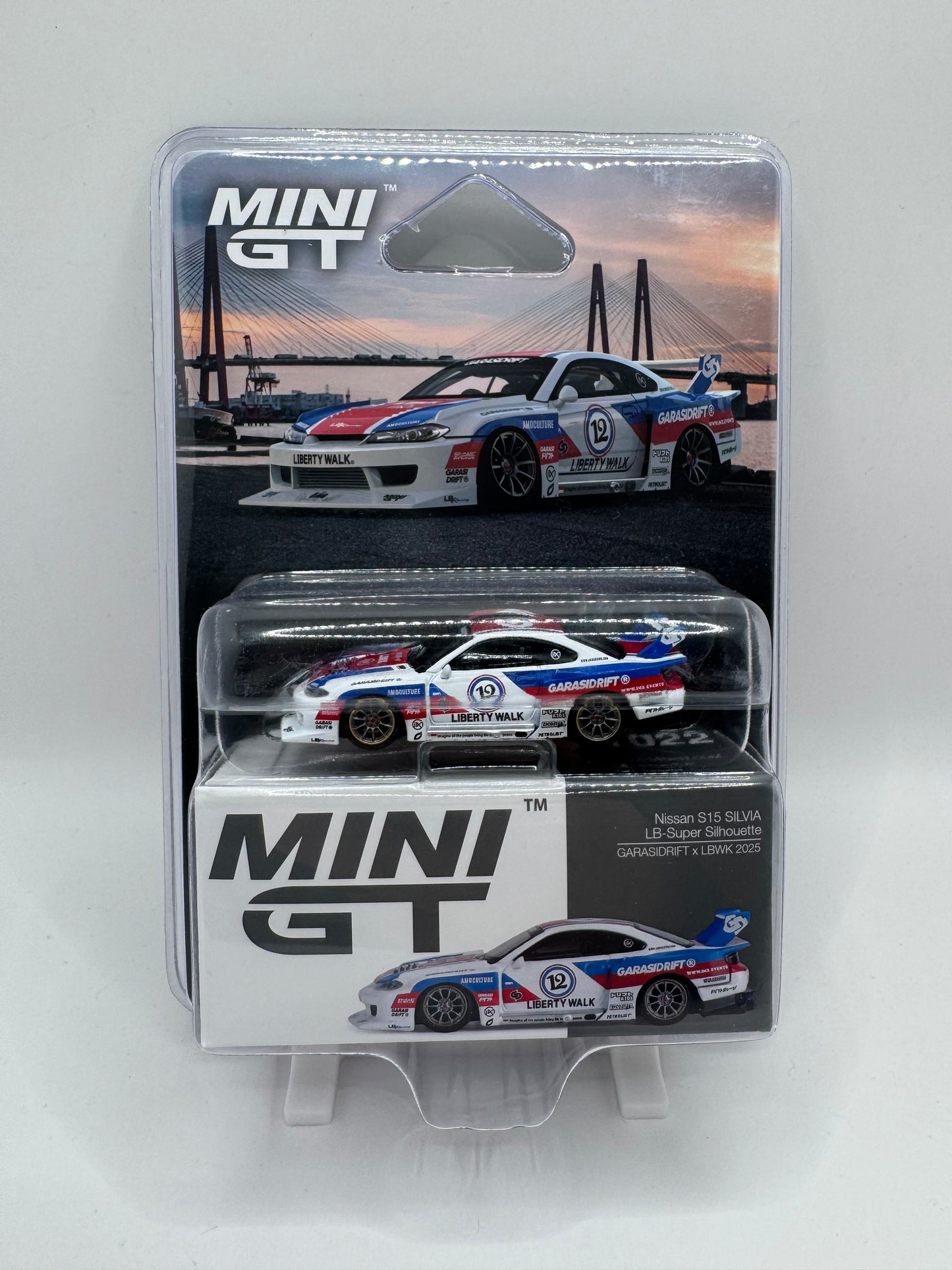 Mini GT: Nissan S15 Silvia LB-Super Silhouette - GARASIDRIFT x LBWK 2025