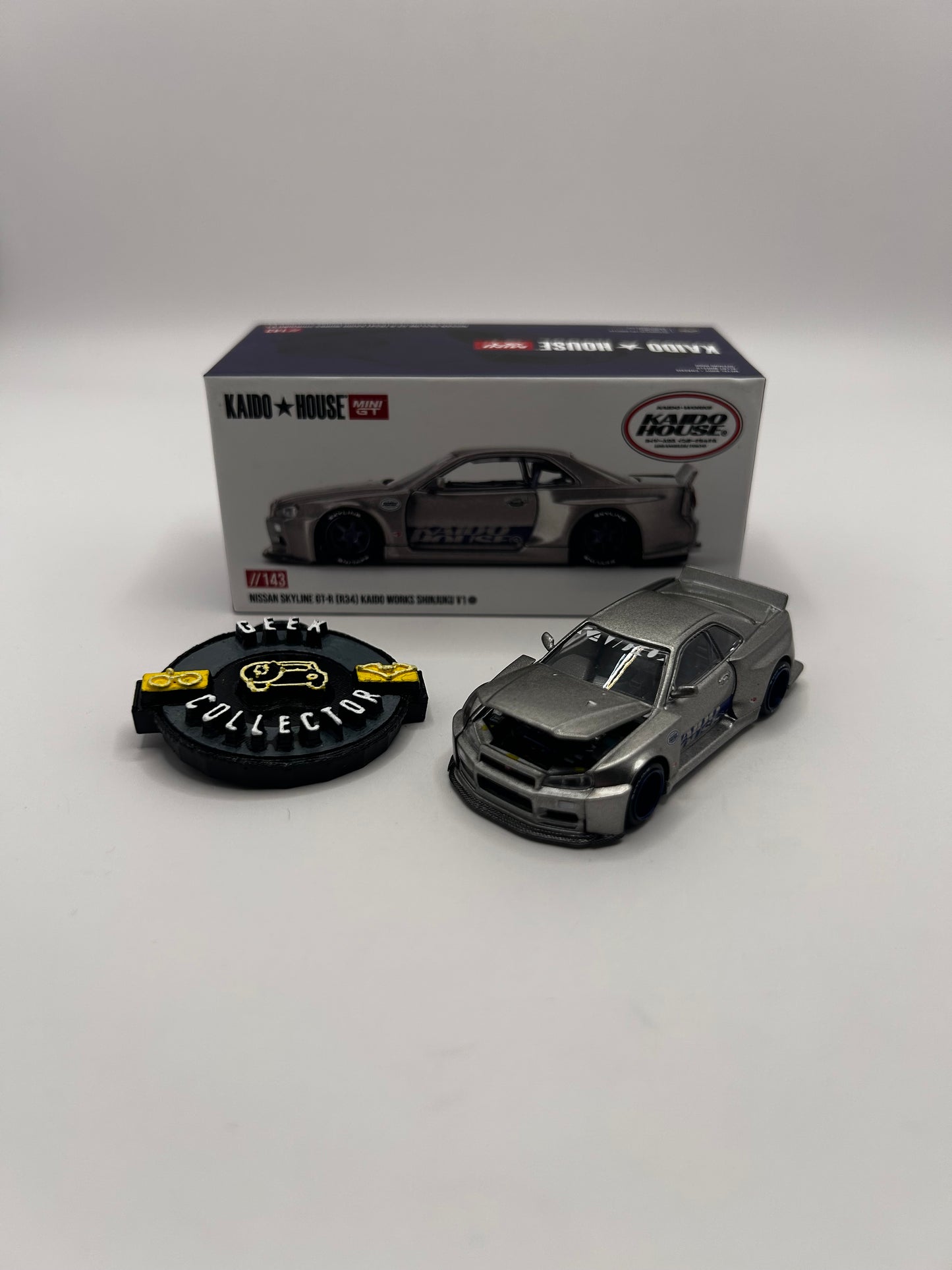 Nissan Skyline GT-R (R34) Kaido Works Shimauki V1 – KAIDO★HOUSE x MINI GT
