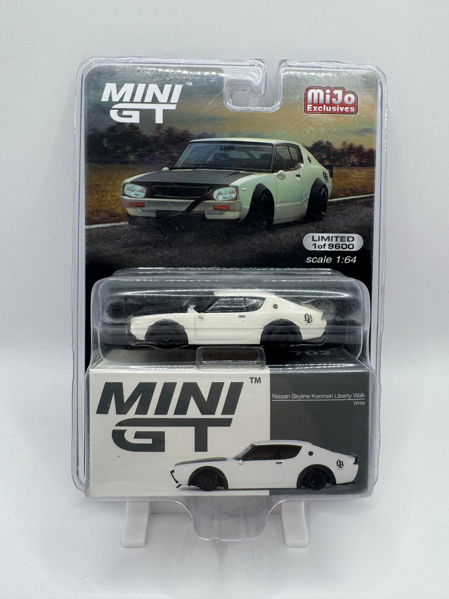 Mini GT:Nissan Skyline Kenmeri Liberty Walk - White