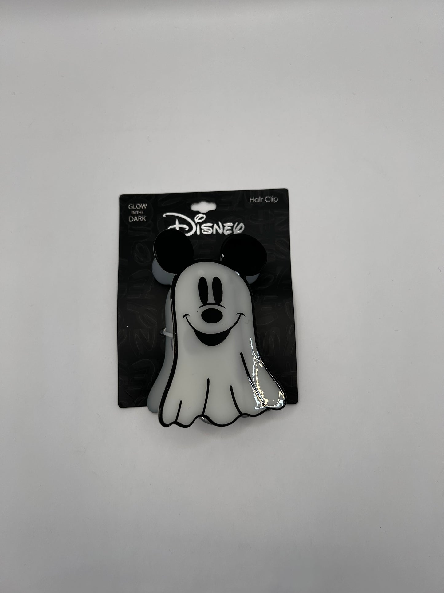 Pinza de Cabello Mickey Mouse Fantasma - ¡Brilla en la Oscuridad!