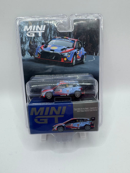 Mini GT: Hyundai i20 N Rally1 Hybrid #11 - Ganador Rallye Monte-Carlo 2024