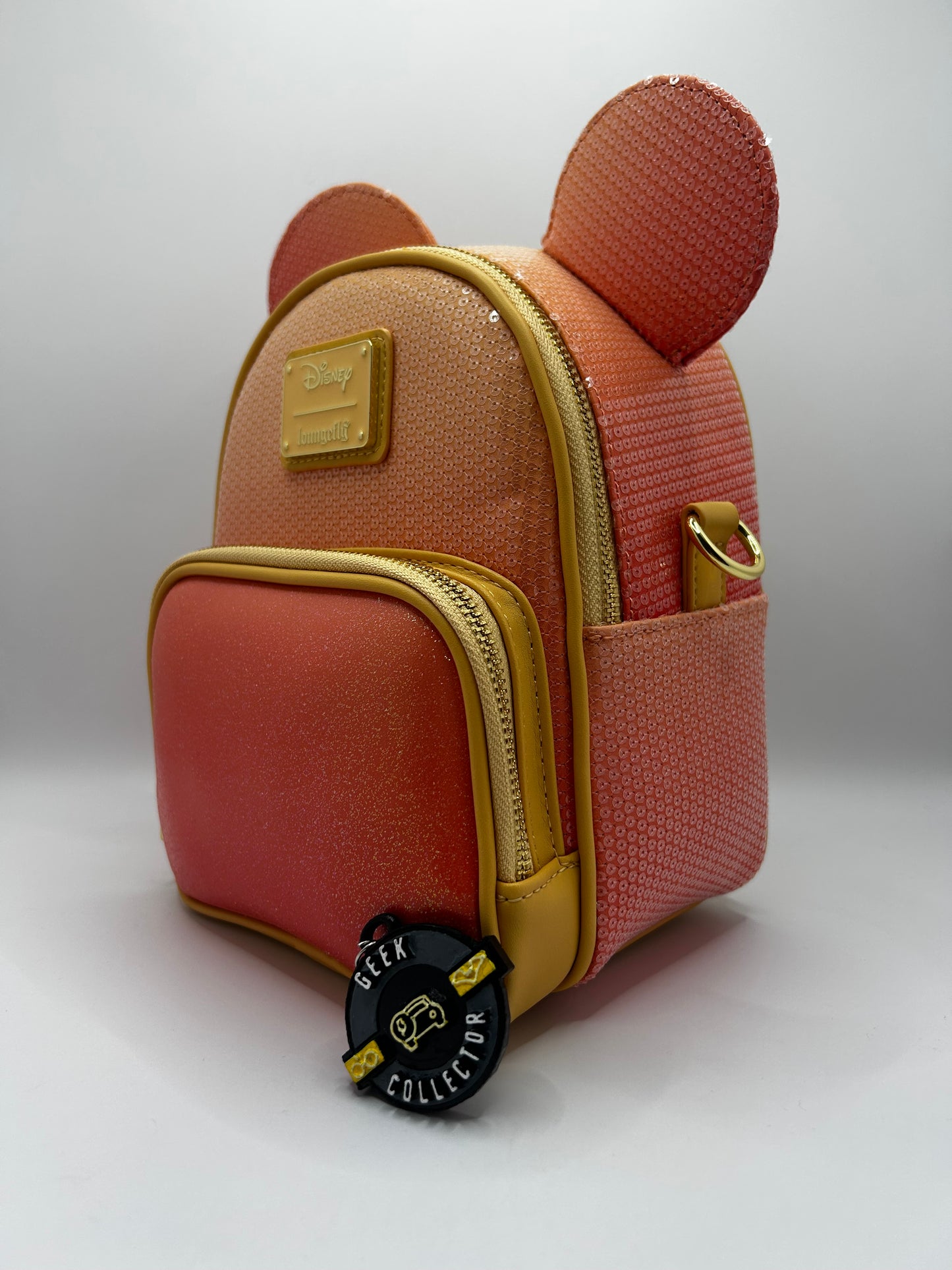 Mini Mochila/Crossbody Loungefly Disney: Mickey Mouse - Sunset Sequin Ombré