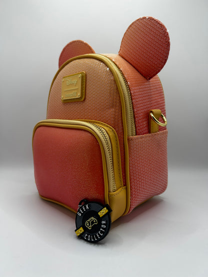 Mini Mochila/Crossbody Loungefly Disney: Mickey Mouse - Sunset Sequin Ombré