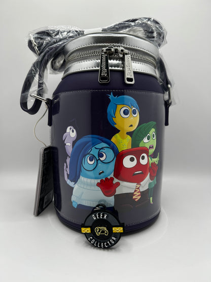 Bolso Crossbody Loungefly Pixar: Intensamente 2 - Tarro de Recuerdos (Memory Jar)