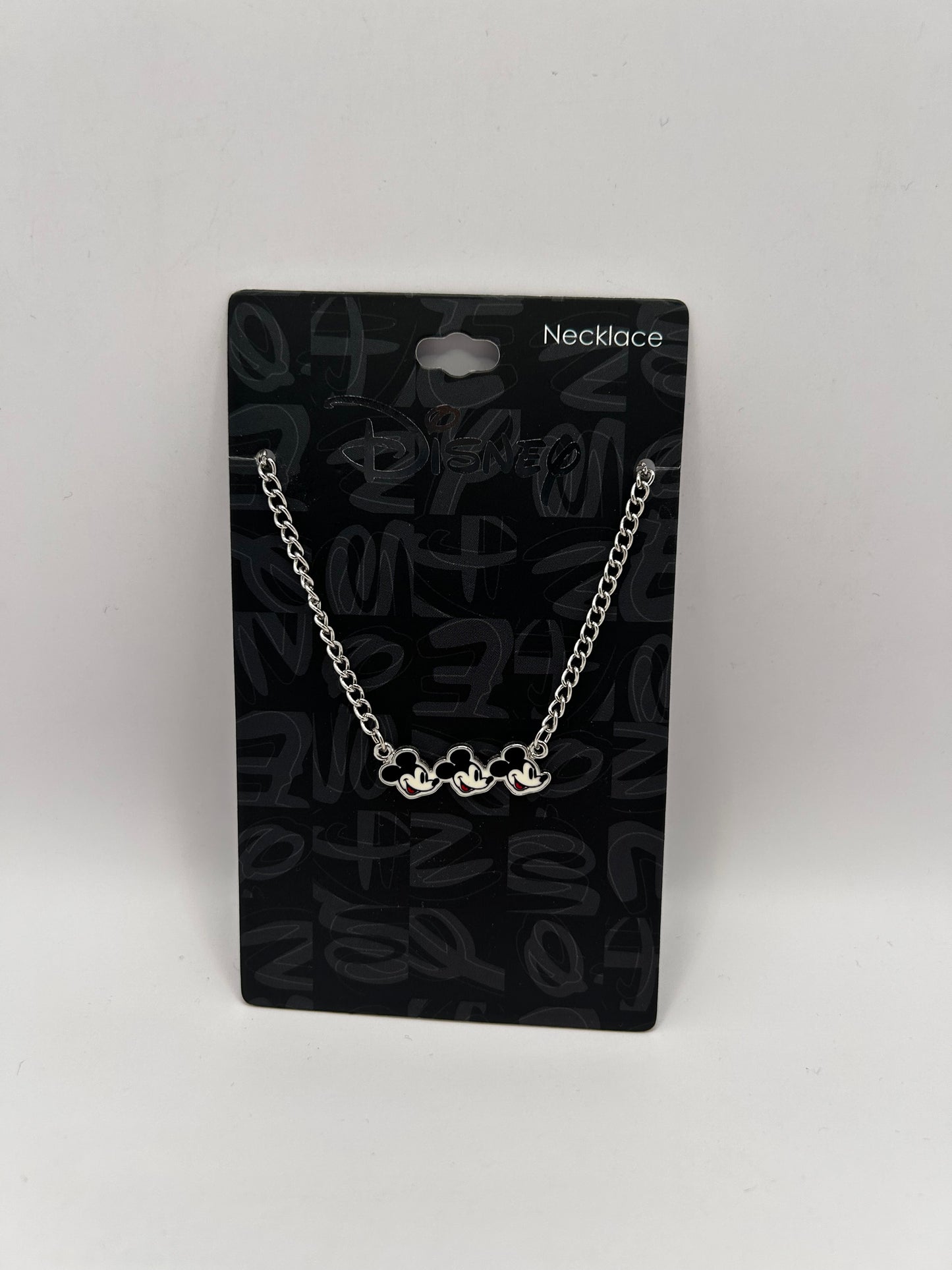 Collar de Eslabones "Triple Mickey"