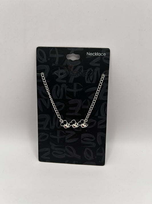 Collar de Eslabones "Triple Mickey"