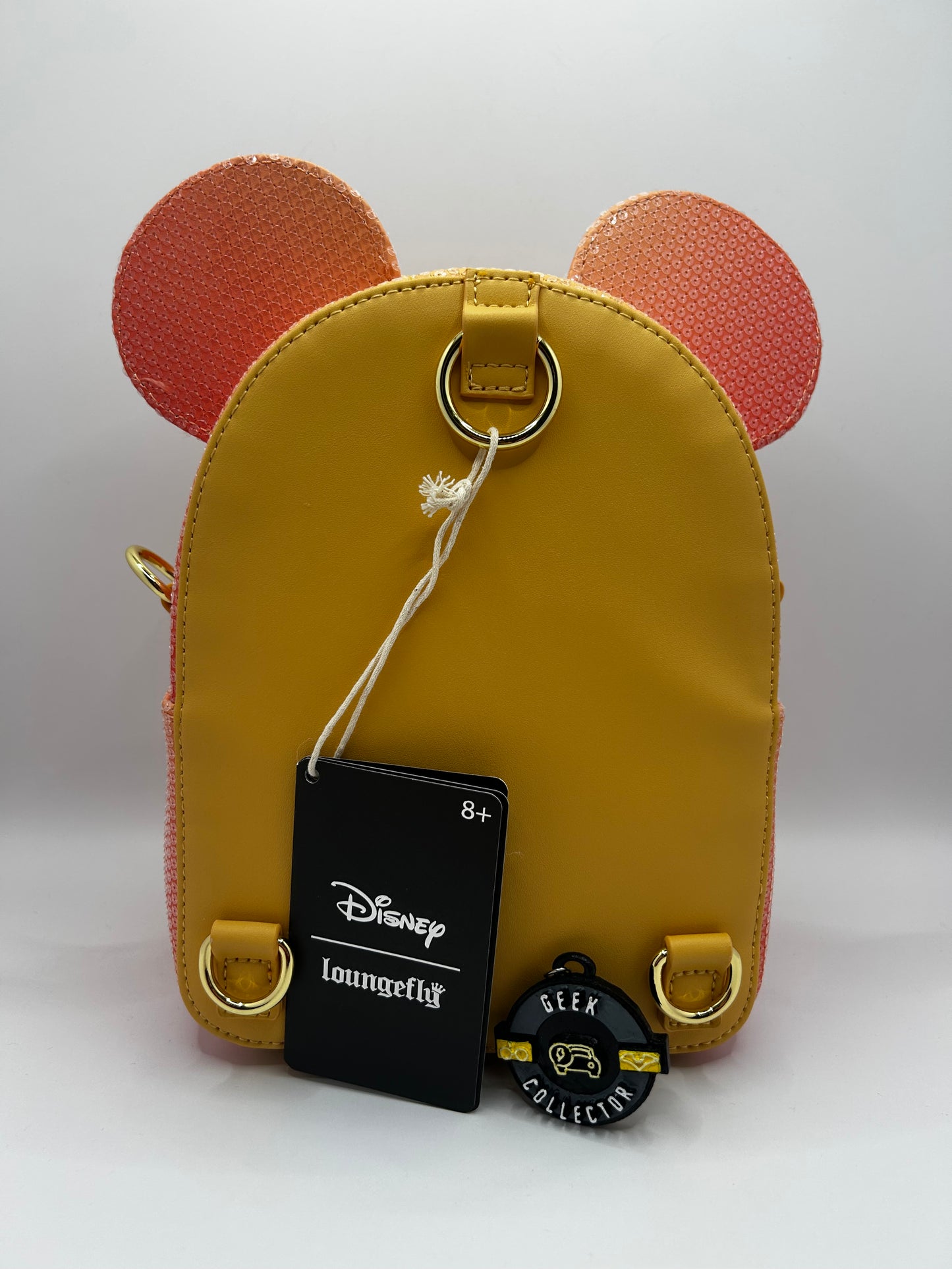 Mini Mochila/Crossbody Loungefly Disney: Mickey Mouse - Sunset Sequin Ombré