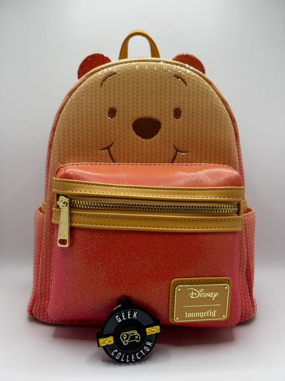Mini Mochila Loungefly: Winnie the Pooh – Edición Especial Diamond / Brillos