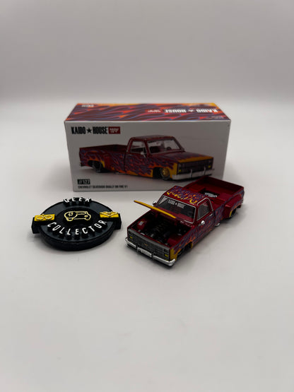 Chevrolet Silverado Dually "On Fire" V1 – KAIDO★HOUSE x MINI GT
