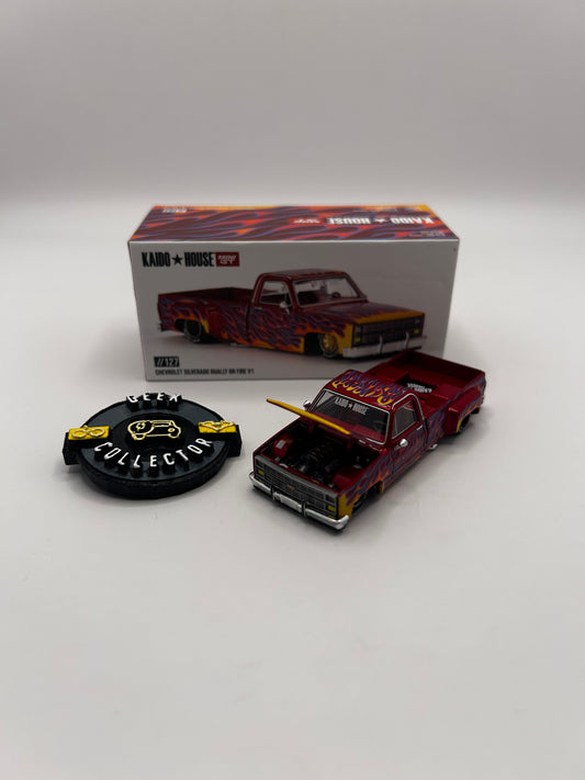 Chevrolet Silverado Dually "On Fire" V1 – KAIDO★HOUSE x MINI GT