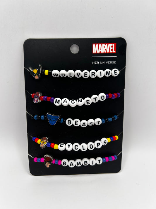 Set de Pulseras Marvel: X-Men "Mutant Pride"