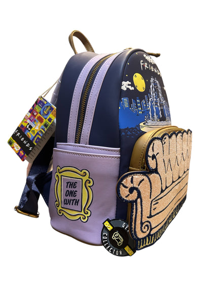 Mini Mochila Loungefly: FRIENDS - La Fuente y el Sofá Icónico
