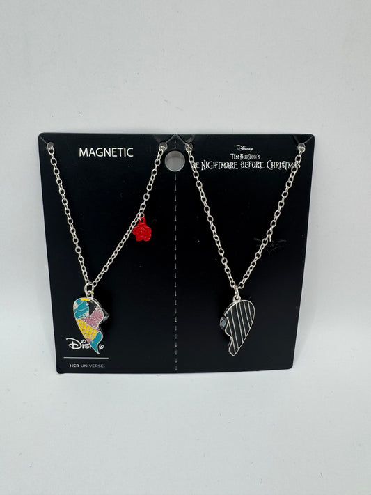 Set de Collares Magnéticos Jack y Sally – The Nightmare Before Christmas