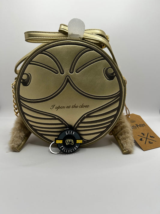 Harry Potter Store Exclusive Golden Snitch Cross Body Bag Open At The Close