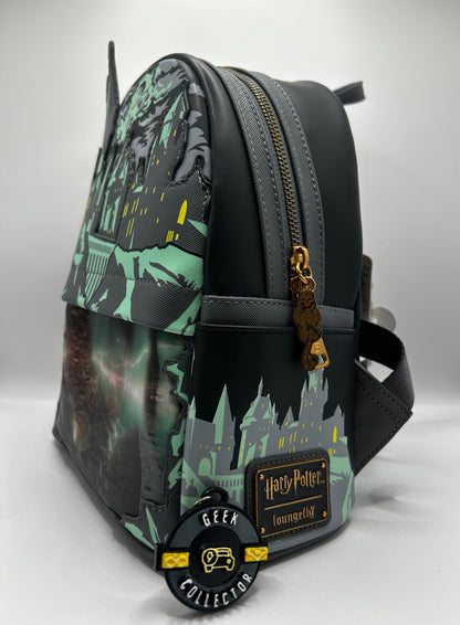 Loungefly Harry Potter Glow in the Dark Battle Scene Hogwarts Mini Backpack Exclusive