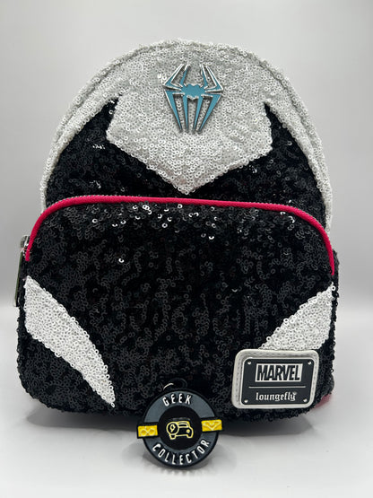 Loungefly Marvel Spider-Man Spider Gwen Sequin Mini Backpack