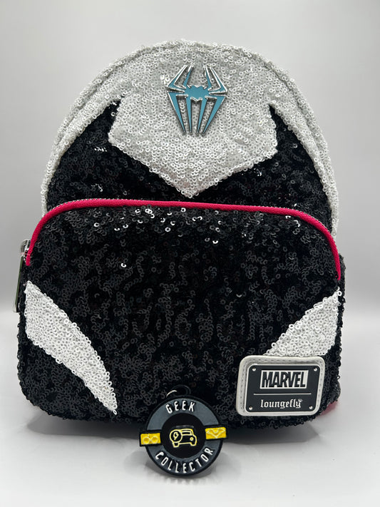 Loungefly Marvel Spider-Man Spider Gwen Sequin Mini Backpack