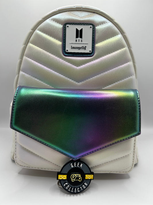 Loungefly BTS Iridescent Quilted Mini Backpack