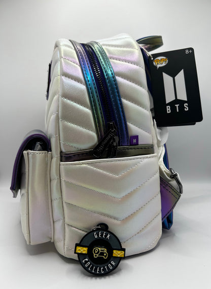 Loungefly BTS Iridescent Quilted Mini Backpack