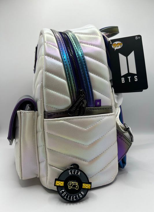 Loungefly BTS Iridescent Quilted Mini Backpack