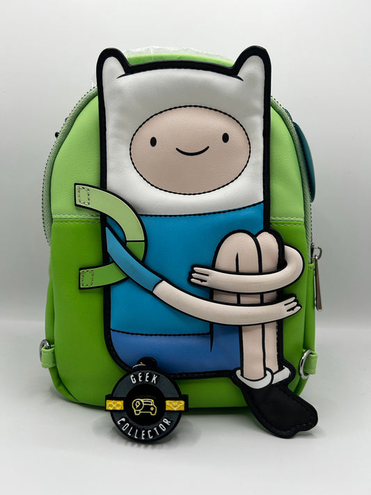 Adventure Time Finn Green Mini Backpack Jake Purse Bag Cartoon Network Official