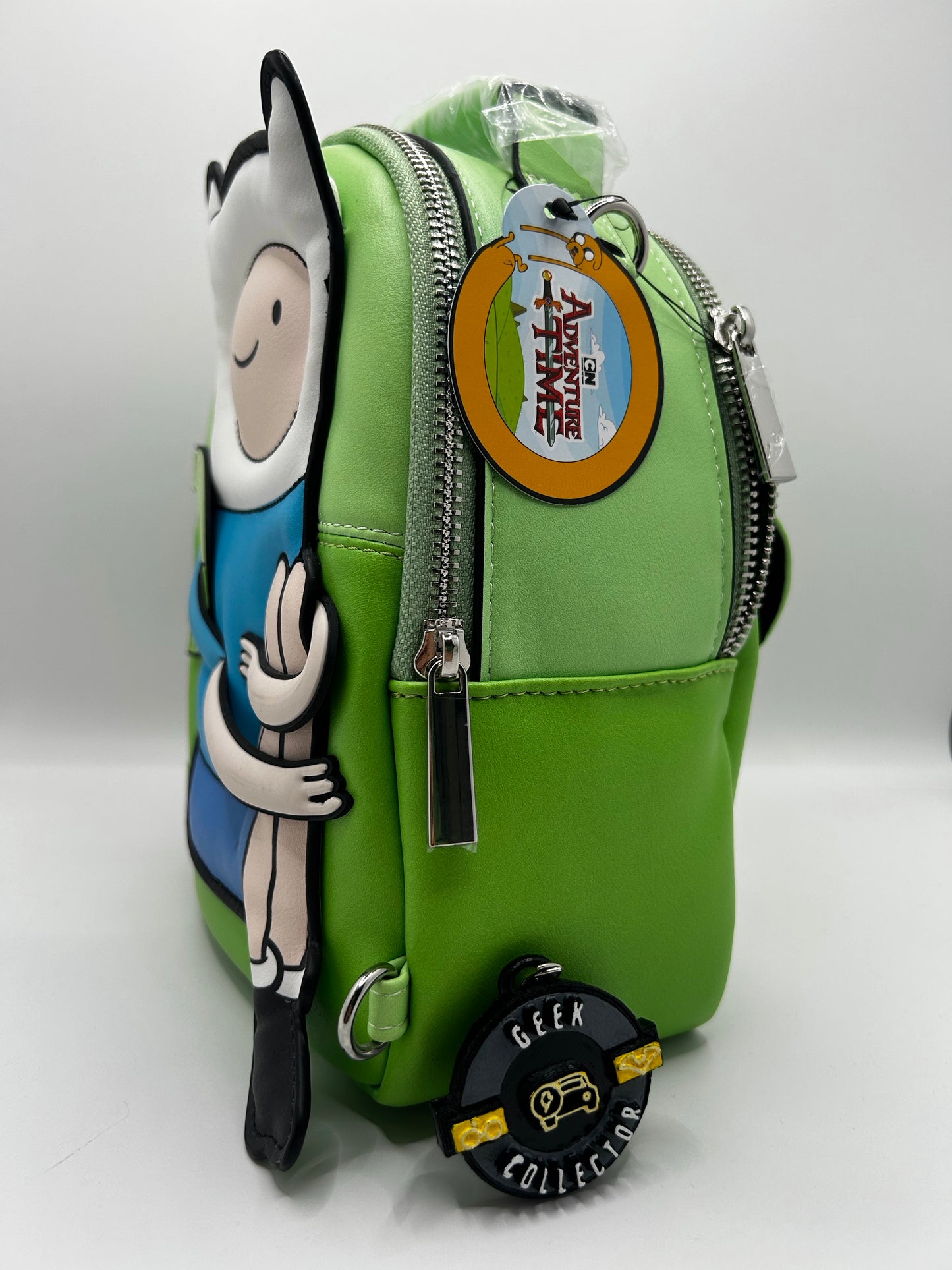 Adventure Time Finn Green Mini Backpack Jake Purse Bag Cartoon Network Official