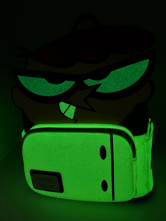 Loungefly Dexter's Laboratory Cartoon Network Glow in the Dark Exclusive