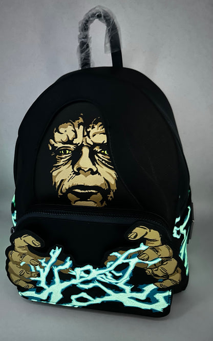Loungefly Star Wars Emperor Palpatine Glow in the Dark Mini Backpack Exclusive