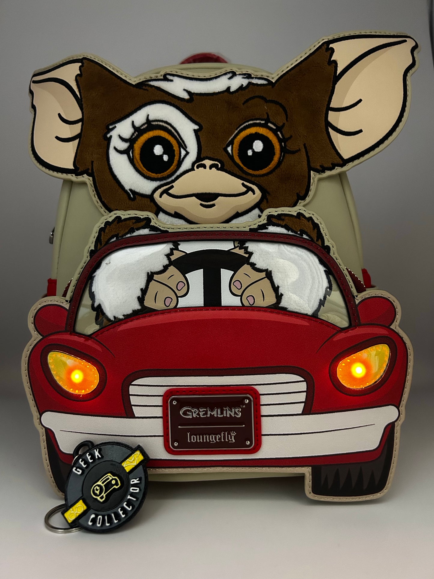 Loungefly Gremlins Gizmo Light Up Headlights Mini Backpack