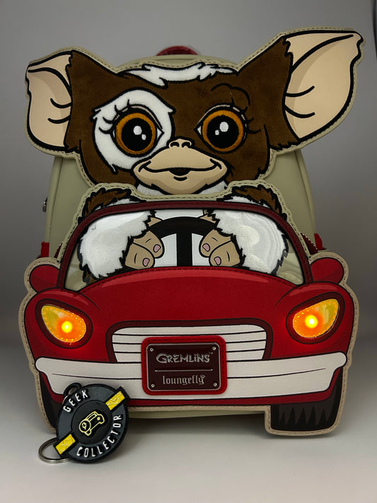 Loungefly Gremlins Gizmo Light Up Headlights Mini Backpack