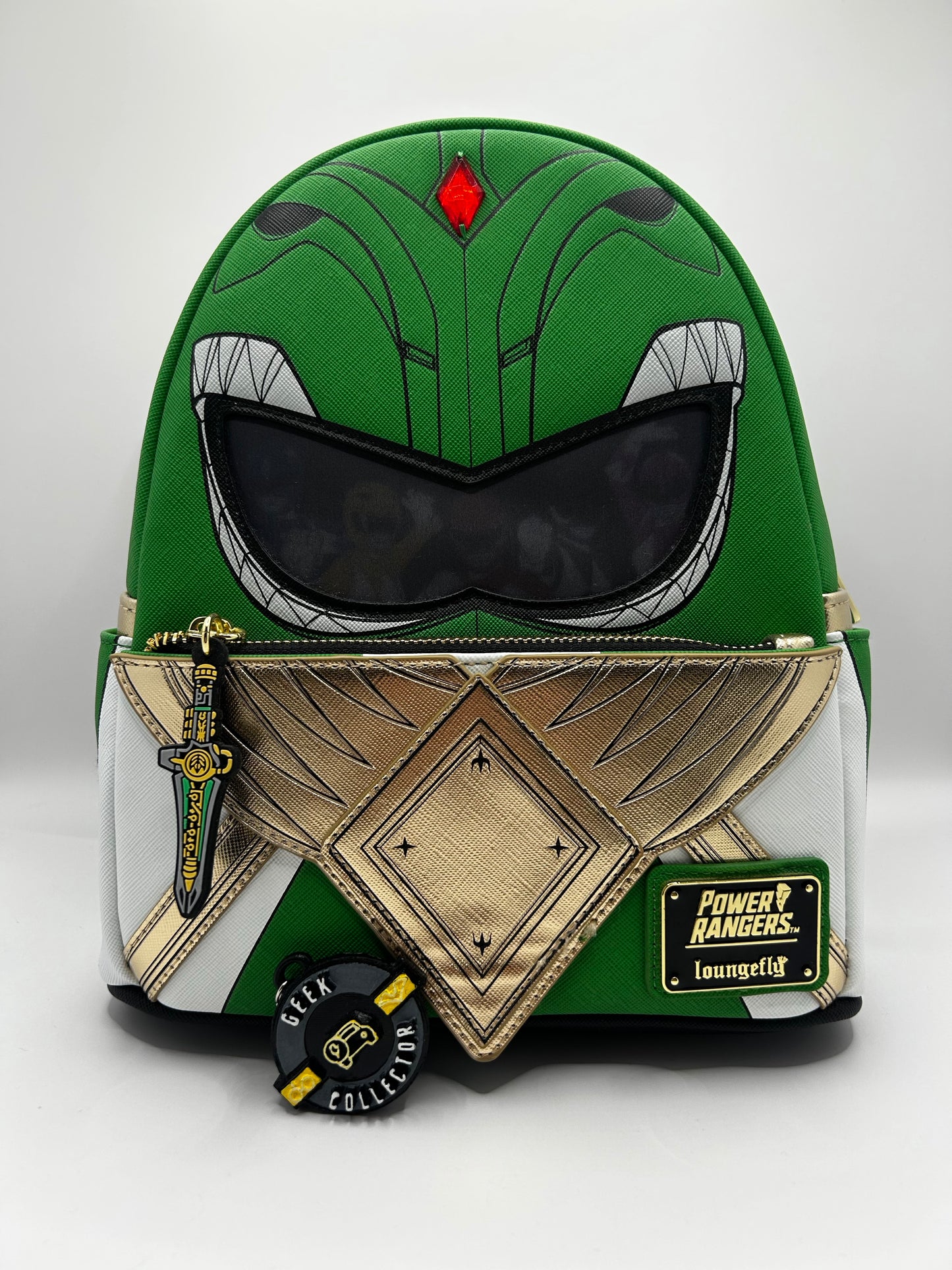 Loungefly Límited Edition Power Rangers Green Ranger Mini Backpack Exclusive