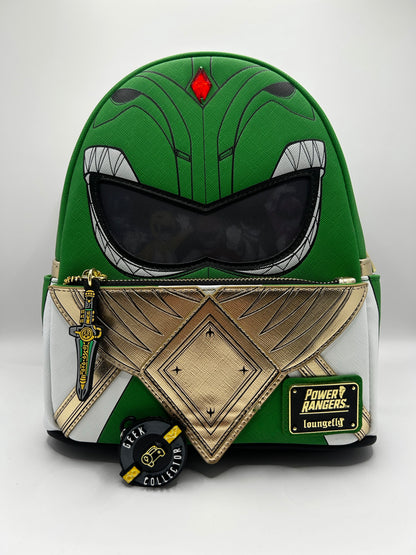 Loungefly Límited Edition Power Rangers Green Ranger Mini Backpack Exclusive