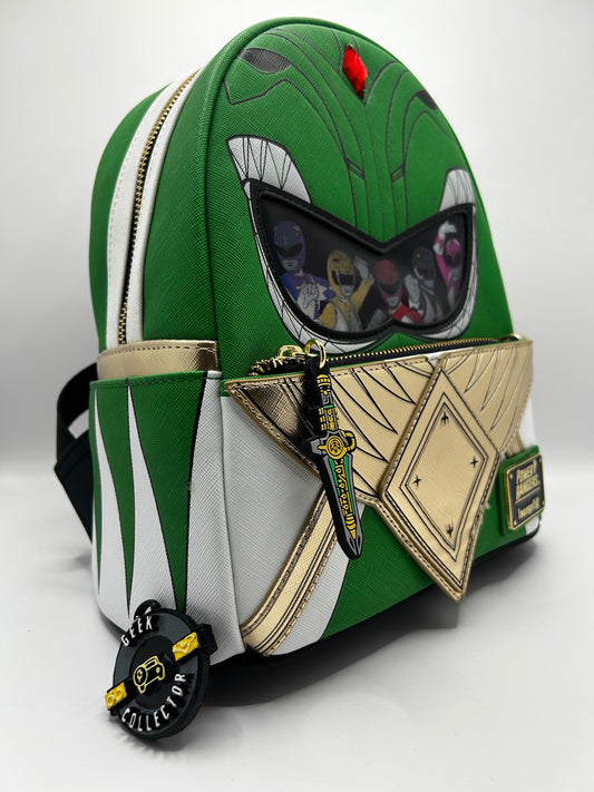 Loungefly Límited Edition Power Rangers Green Ranger Mini Backpack Exclusive