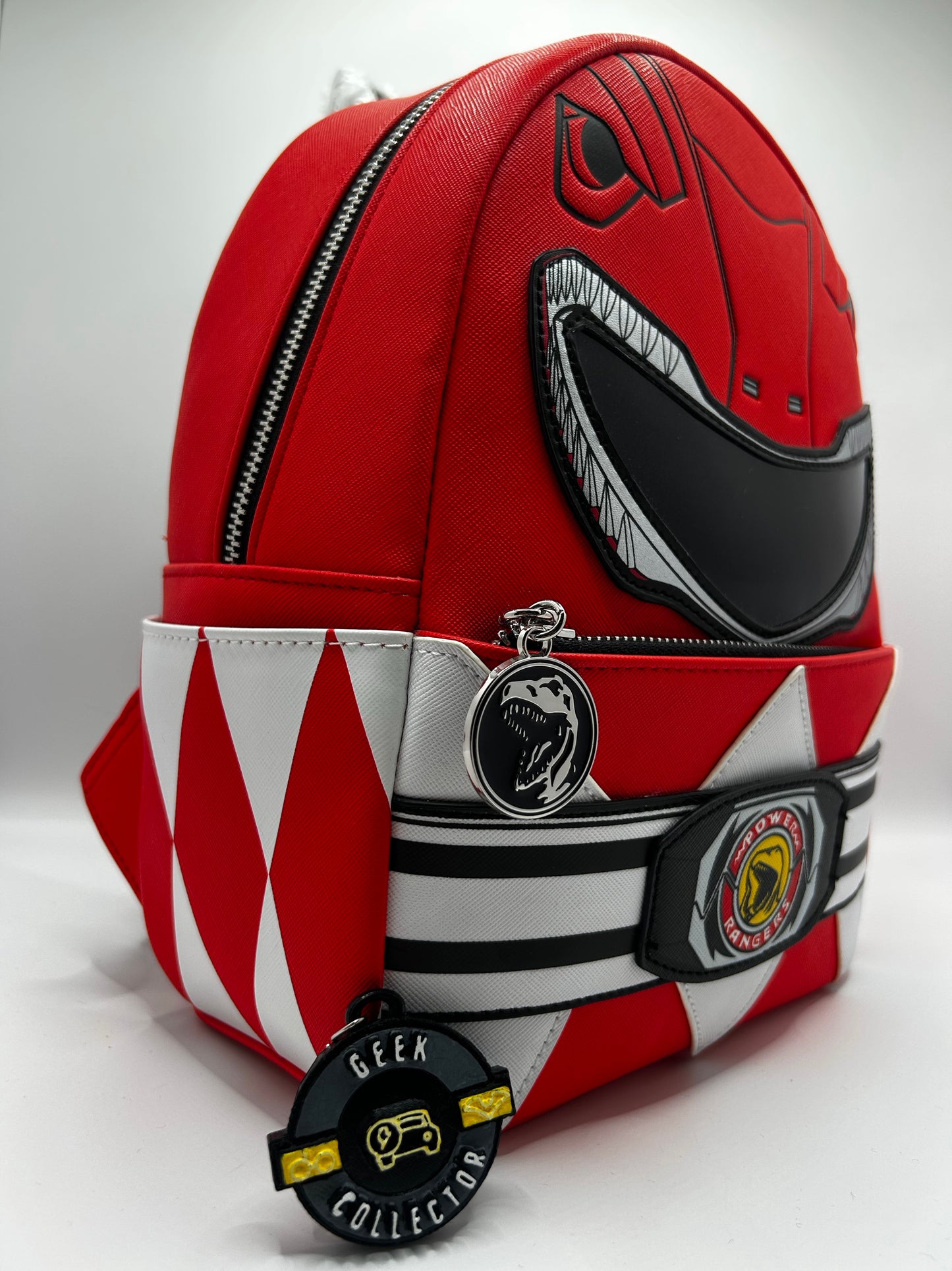 Loungefly Red Power Ranger Cosplay Mini Backpack Exclusive