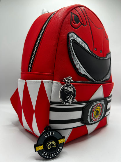 Loungefly Red Power Ranger Cosplay Mini Backpack Exclusive