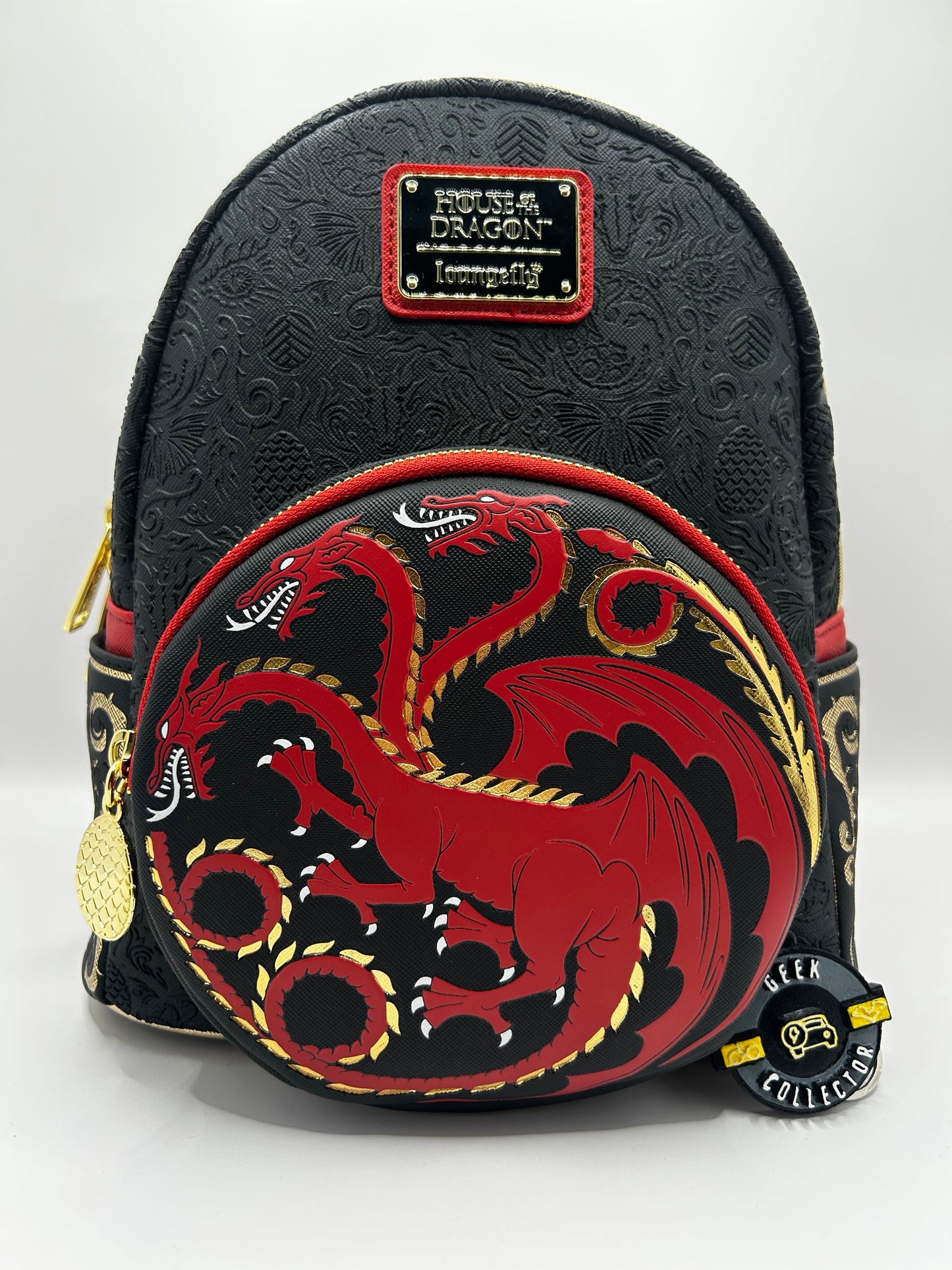 Loungefly House of the Dragon Targaryen Sigil Mini Backpack