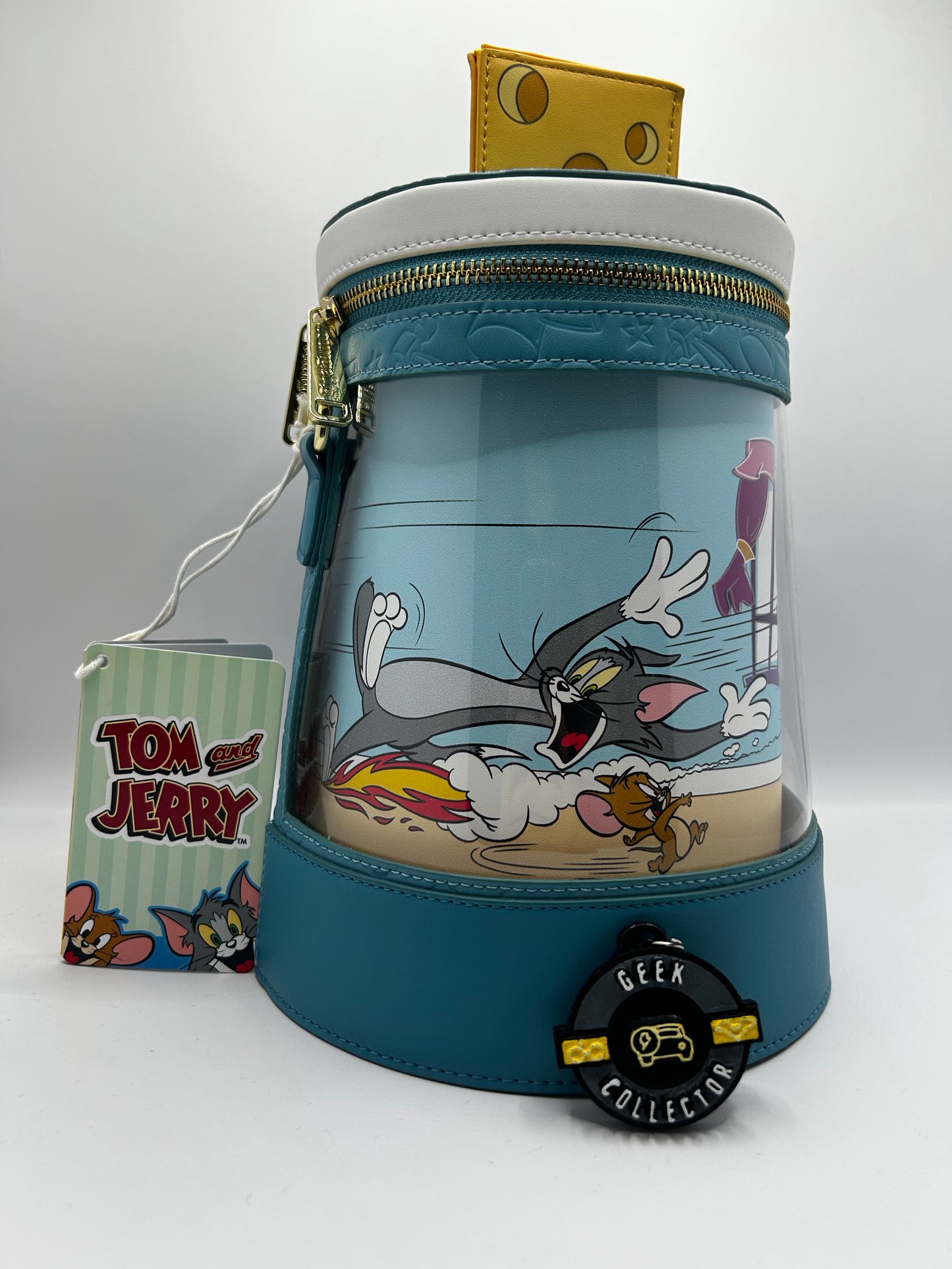 Loungefly Warner Bros Tom and Jerry Rotating Scene Crossbody Bag