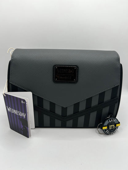 Loungefly Wednesday Addams Nevermore Academy Crossbody Bag Purse Handbag